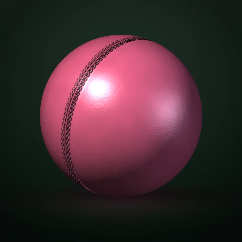 Right Orbit Day/Night Pink, pink leather cricket ball