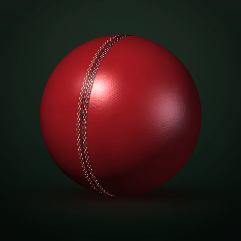 Right Orbit Practice Red, red leather cricket ball
